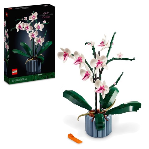 LEGO Botanicals 10311 Orchidea Modellino da Costruire con Fiori Finti e Vaso