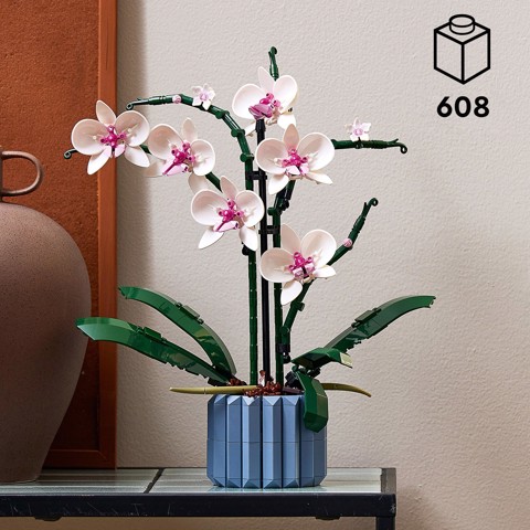 LEGO Botanicals 10311 Orchidea Modellino da Costruire con Fiori Finti e Vaso