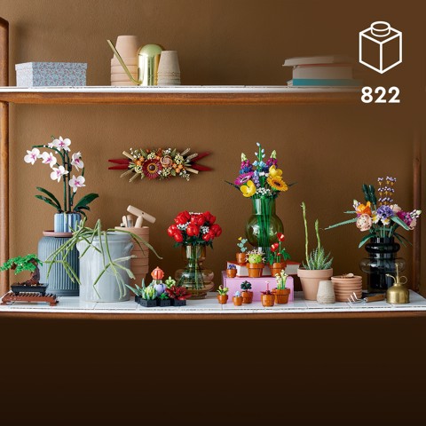 LEGO Botanicals 10311 Orchidea, Set per Adulti da Collezione, Hobby Creativi, Modellino da Costruire con Fiori Finti e Vaso