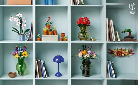 LEGO Botanicals 10311 Orchidea, Set per Adulti da Collezione, Hobby Creativi, Modellino da Costruire con Fiori Finti e Vaso