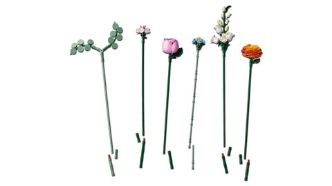LEGO Botanicals 10342 Bouquet di Fiori Rosa, Kit Modellismo Adulti, Decorazioni Casa con Piante Finte, Idea Regalo Donna o Uomo