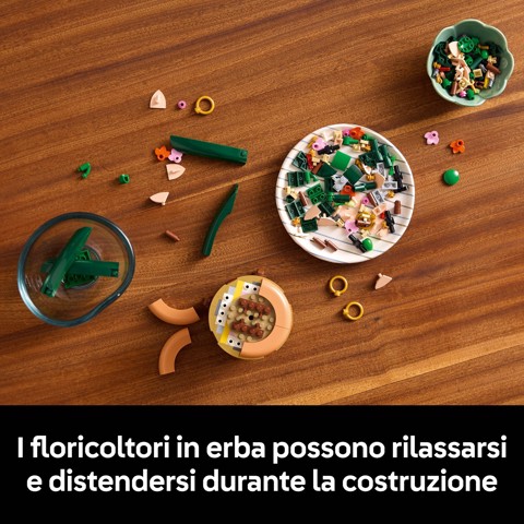 LEGO Botanicals 10343 Mini-Orchidea, Fiori Finti da Costruire, Botanical Collection per Adulti, Idea Regalo per Donna o Uomo