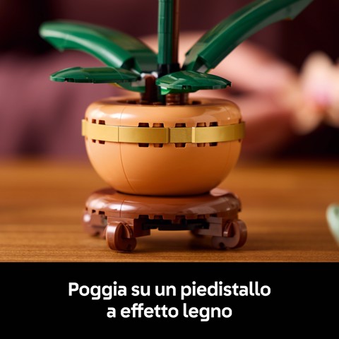 LEGO Botanicals 10343 Mini-Orchidea, Fiori Finti da Costruire, Botanical Collection per Adulti, Idea Regalo per Donna o Uomo
