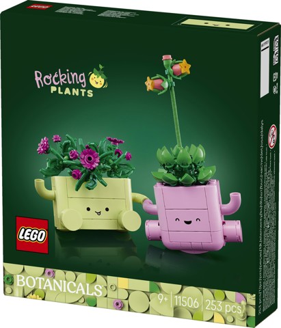 LEGO Botanicals 11506 Piante Dondolanti, Set con 2 Piante Finte e 2 Vasi