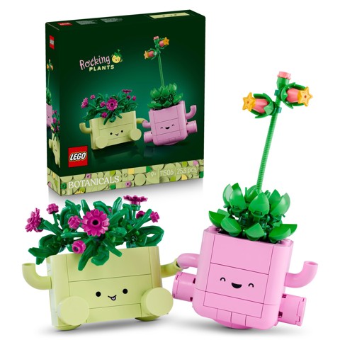 LEGO Botanicals 11506 Piante Dondolanti, Set con 2 Piante Finte e 2 Vasi