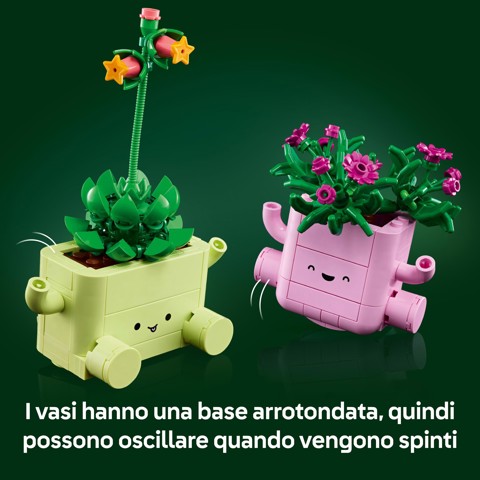 LEGO Botanicals 11506 Piante Dondolanti, Set con 2 Piante Finte e 2 Vasi