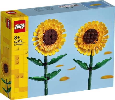 LEGO Botanicals 40524 Girasoli, Fiori Finti per Bambini 8+ Compatibile con Bouquet Fiori Artificiali, Regalo Ragazza o Ragazzo