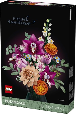LEGO Botanicals Bouquet di fiori rosa