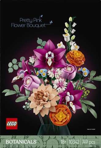 LEGO Botanicals Bouquet di fiori rosa