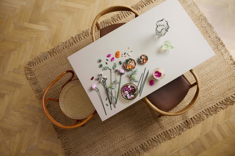 LEGO Botanicals Bouquet di fiori rosa