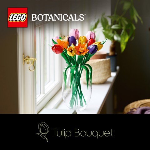 LEGO Botanicals Bouquet di tulipani