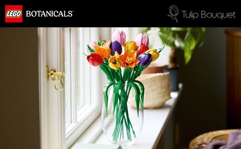 LEGO Botanicals Bouquet di tulipani