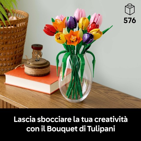 LEGO Botanicals Bouquet di tulipani