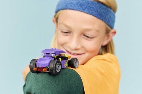 LEGO City 60485 Bolide, Macchina Giocattolo con Minifigure