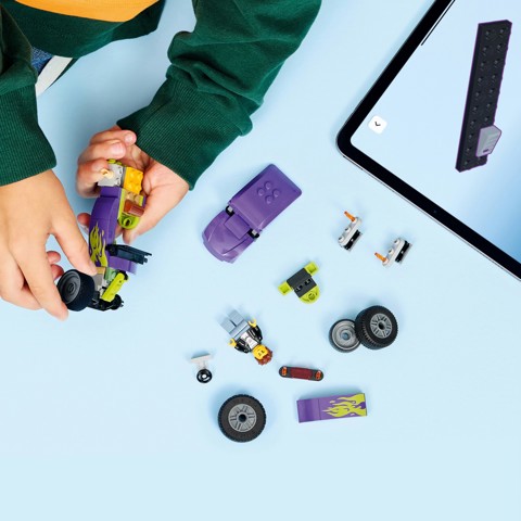 LEGO City 60485 Bolide, Macchina Giocattolo con Minifigure
