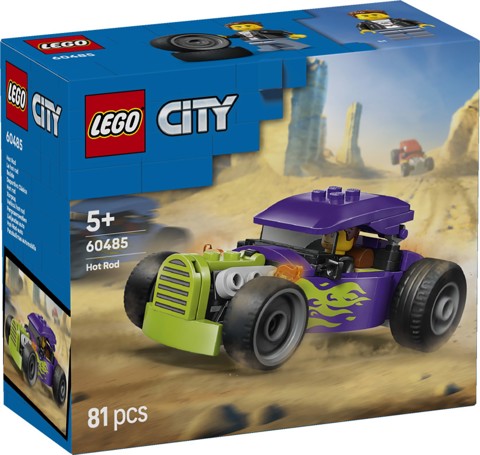LEGO City 60485 Bolide, Macchina Giocattolo con Minifigure