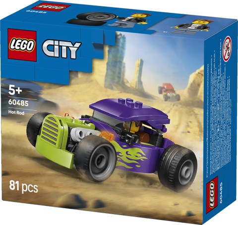 LEGO City 60485 Bolide, Macchina Giocattolo con Minifigure