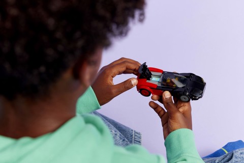LEGO City 60486 Supercar EV, Macchina Giocattolo con Minifigure
