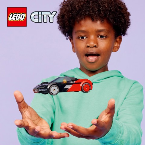 LEGO City 60486 Supercar EV, Macchina Giocattolo con Minifigure