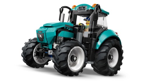 LEGO City 60498 Trattore Giocattolo, Veicolo Agricolo da Costruire con Minifigure del Contadino