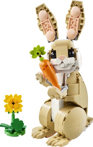 LEGO Creator 3 in 1 31162 Adorabile Coniglio Giocattolo, Si Trasforma in Lama o in Foca, Regalo per Bambini e Bambine 8+ Anni