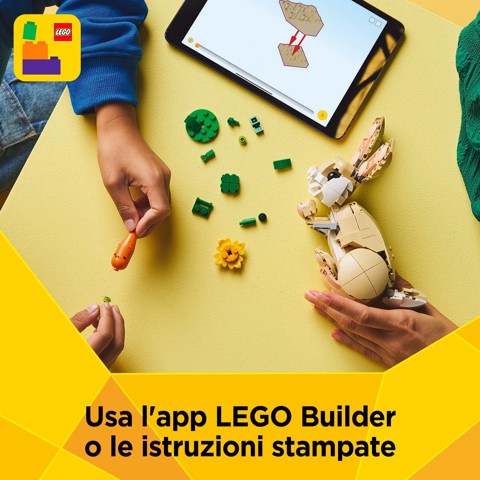 LEGO Creator 3 in 1 31162 Adorabile Coniglio Giocattolo, Si Trasforma in Lama o in Foca, Regalo per Bambini e Bambine 8+ Anni