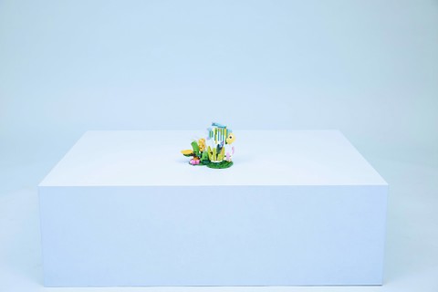 LEGO Creator 31384 3in1 Animali Selvatici: Colibrì Variopinto, Uccello Giocattolo Trasformabile in Farfalla o Pesce