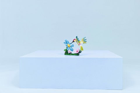 LEGO Creator 31384 3in1 Animali Selvatici: Colibrì Variopinto, Uccello Giocattolo Trasformabile in Farfalla o Pesce