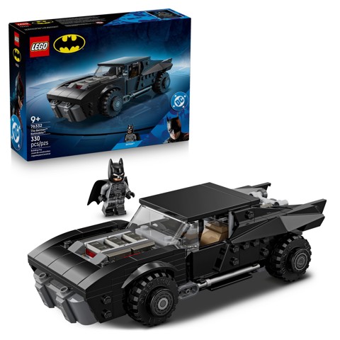 LEGO DC 76332 Batmobile di Batman, Macchina Giocattolo da Collezione con Minifigure del Supereroe e Moneta d'Oro