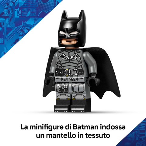 LEGO DC 76332 Batmobile di Batman, Macchina Giocattolo da Collezione con Minifigure del Supereroe e Moneta d'Oro