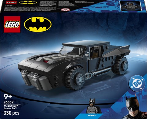 LEGO DC 76332 Batmobile di Batman, Macchina Giocattolo da Collezione con Minifigure del Supereroe e Moneta d'Oro, Regalo 9+