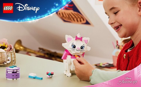 LEGO Disney | 43286 Adorabile Minou de Gli Aristogatti