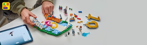 LEGO Editions 43011 Lionel Messi – Highlights Calcistici, Giocattolo 3D da Esposizione, Minifigure da Collezione, Regalo 10+