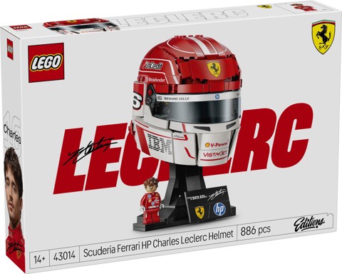 LEGO Editions 43014 Casco di Charles Leclerc Scuderia Ferrari