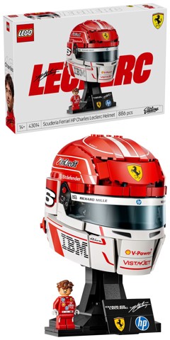 LEGO Editions 43014 Casco di Charles Leclerc Scuderia Ferrari