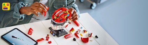 LEGO Editions 43014 Casco di Charles Leclerc Scuderia Ferrari