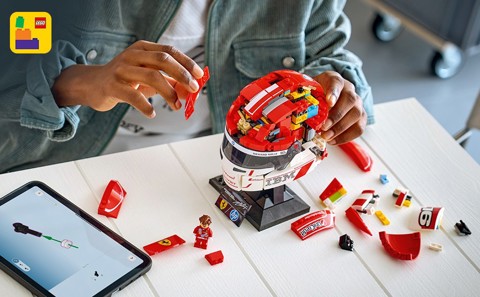 LEGO Editions 43014 Casco di Charles Leclerc Scuderia Ferrari