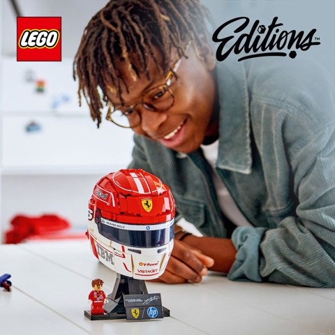 LEGO Editions 43014 Casco di Charles Leclerc Scuderia Ferrari