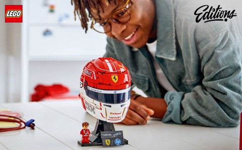 LEGO Editions 43014 Casco di Charles Leclerc Scuderia Ferrari
