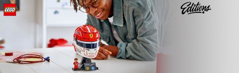 LEGO Editions 43014 Casco di Charles Leclerc Scuderia Ferrari