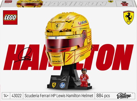 LEGO Editions 43022 Casco di Lewis Hamilton Scuderia Ferrari