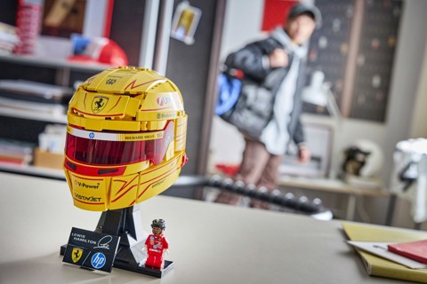 LEGO Editions 43022 Casco di Lewis Hamilton Scuderia Ferrari
