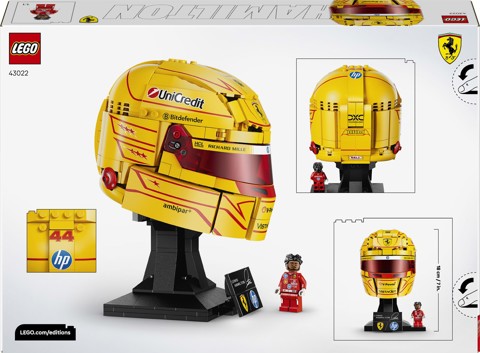 LEGO Editions 43022 Casco di Lewis Hamilton Scuderia Ferrari