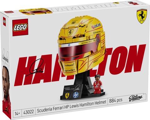 LEGO Editions 43022 Casco di Lewis Hamilton Scuderia Ferrari