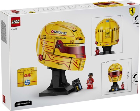 LEGO Editions 43022 Casco di Lewis Hamilton Scuderia Ferrari