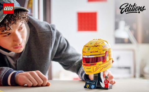 LEGO Editions 43022 Casco di Lewis Hamilton Scuderia Ferrari
