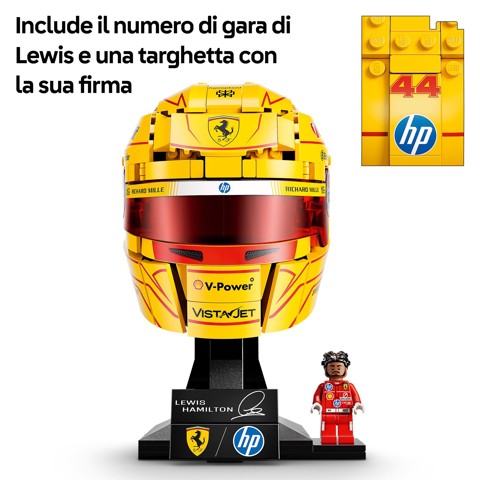 LEGO Editions 43022 Casco di Lewis Hamilton Scuderia Ferrari