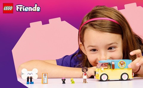 LEGO Friends 42678 Furgone di Accessori per Animali Giocattolo