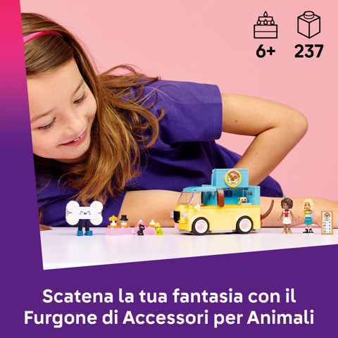 LEGO Friends 42678 Furgone di Accessori per Animali Giocattolo