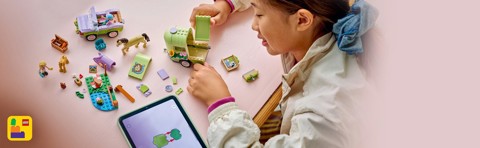 LEGO Friends 42695 Rimorchio per Cavallo e Puledro